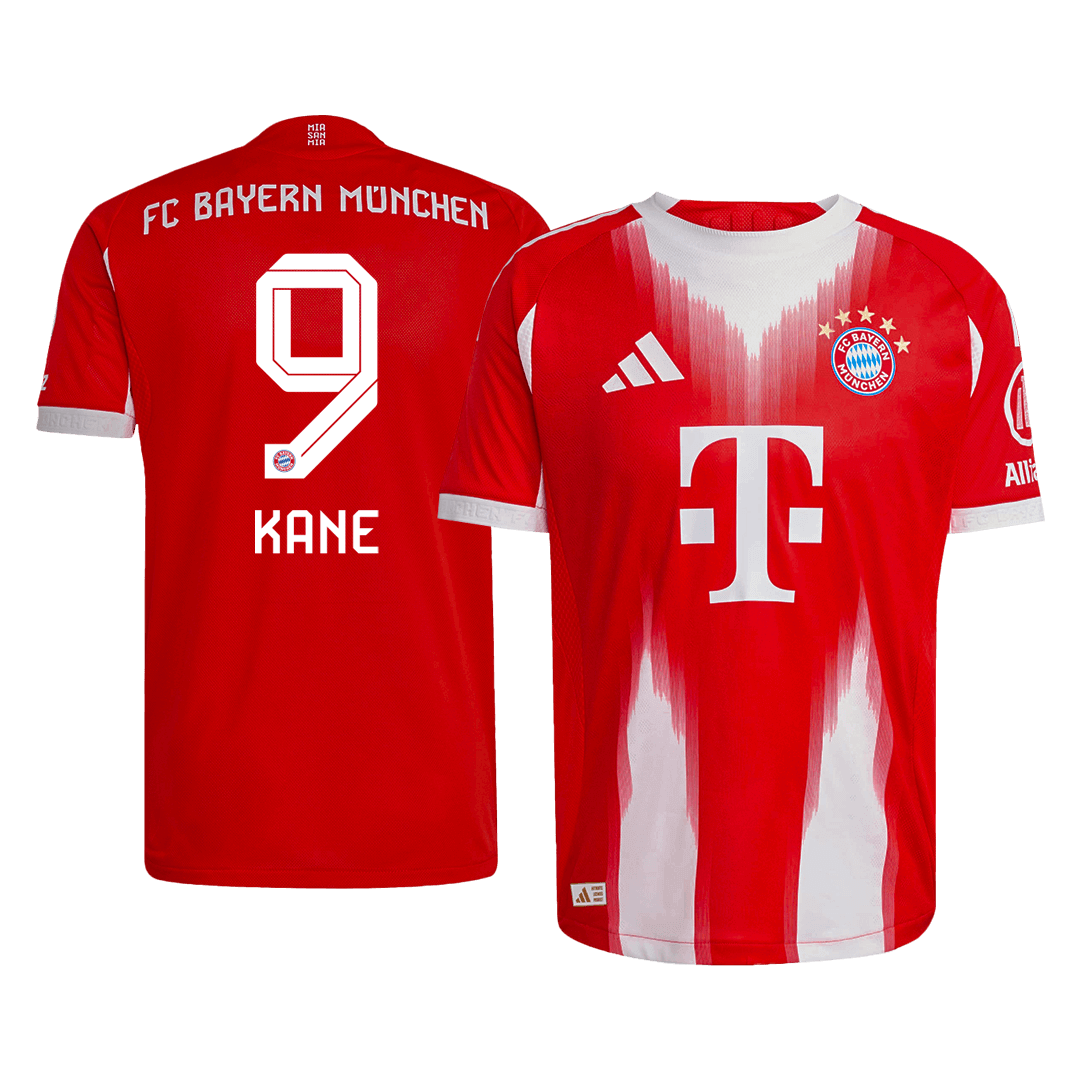 KANE #9 Bayern Munich Hjemme Herrer Matchdrakt 2025/26
