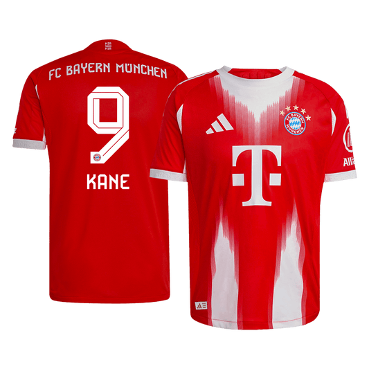KANE #9 Bayern Munich Hjemme Herrer Matchdrakt 2025/26