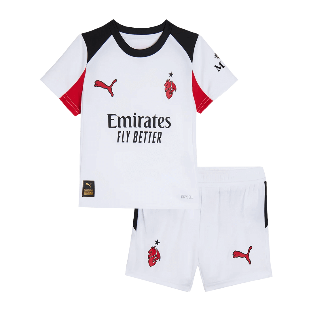 AC Milan Borte Barn Drakt + Shorts 2025/26