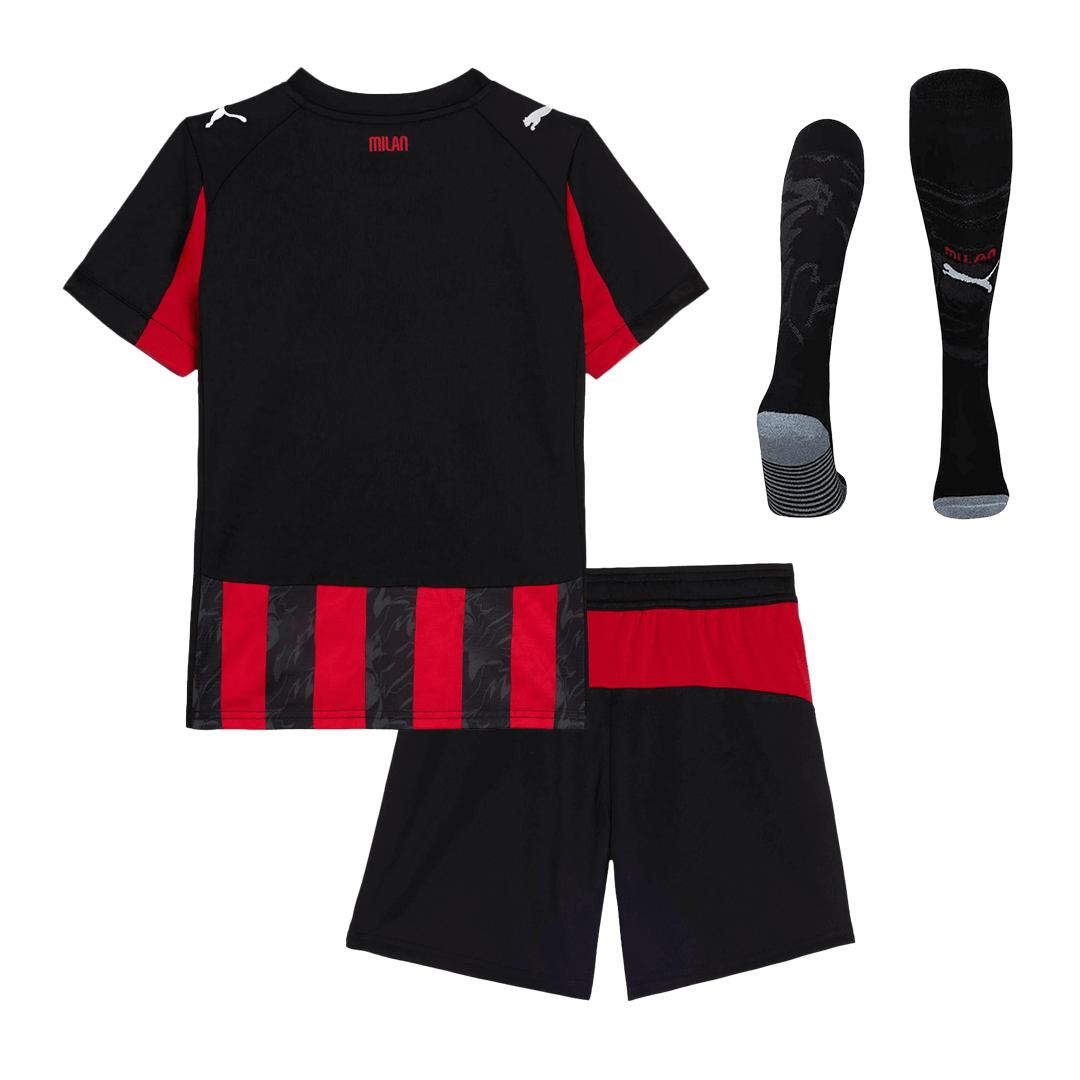 AC Milan Hjemme Barn Draktsett 2025/26 – Trøye + Shorts + Strømper