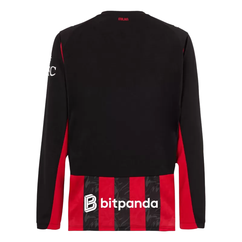 AC Milan Hjemme Herrer Fan-drakt 2025/26 Langermet