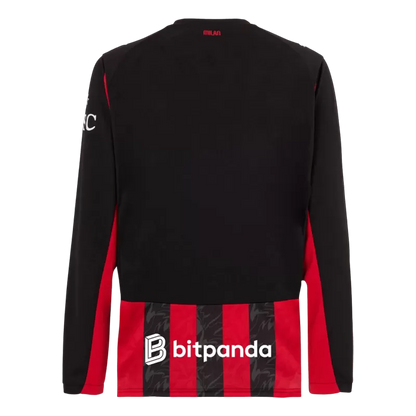 AC Milan Hjemme Herrer Fan-drakt 2025/26 Langermet