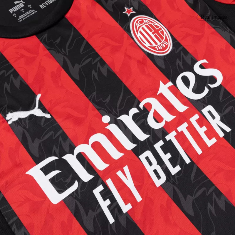 AC Milan Hjemme Herrer Fan-drakt 2025/26 Langermet