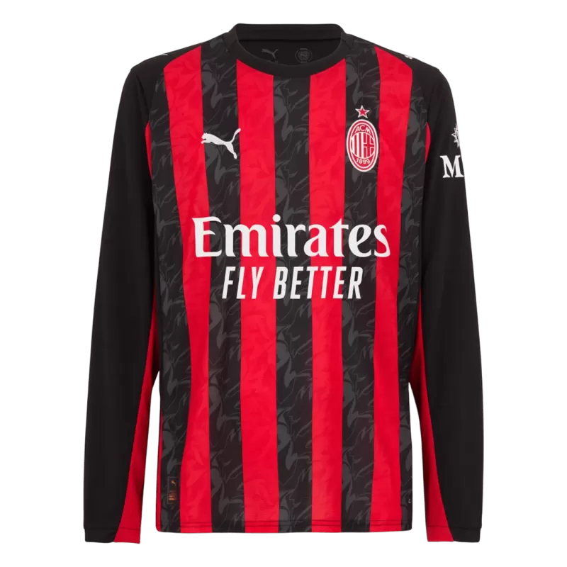 AC Milan Hjemme Herrer Fan-drakt 2025/26 Langermet