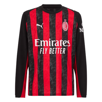 AC Milan Hjemme Herrer Fan-drakt 2025/26 Langermet
