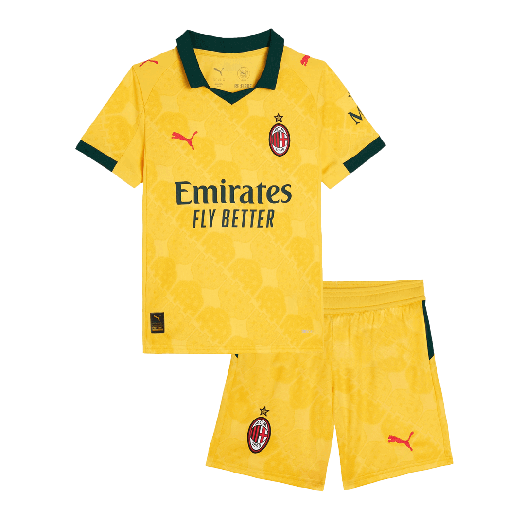 AC Milan Tredje Barn Drakt + Shorts 2025/26