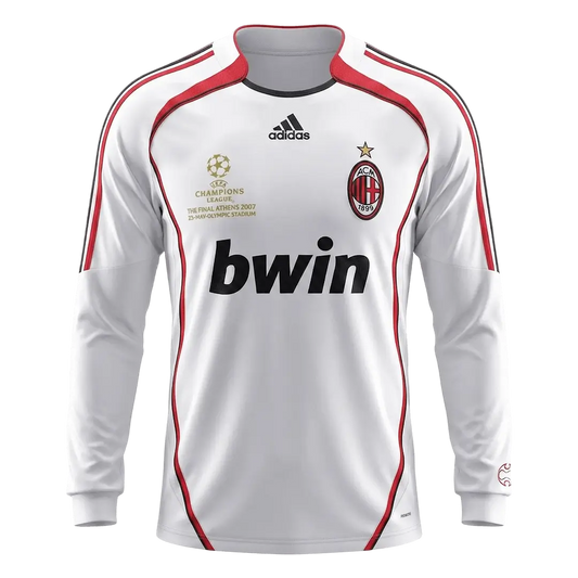 AC Milan 2006/07 Borte Retro drakt Langermet