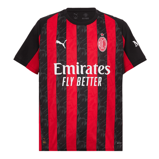 AC Milan Hjemme Rød og Svart Herrer Fan-drakt 2025/26