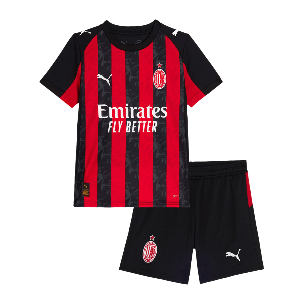 AC Milan Hjemme Barn Drakt + Shorts 2025/26