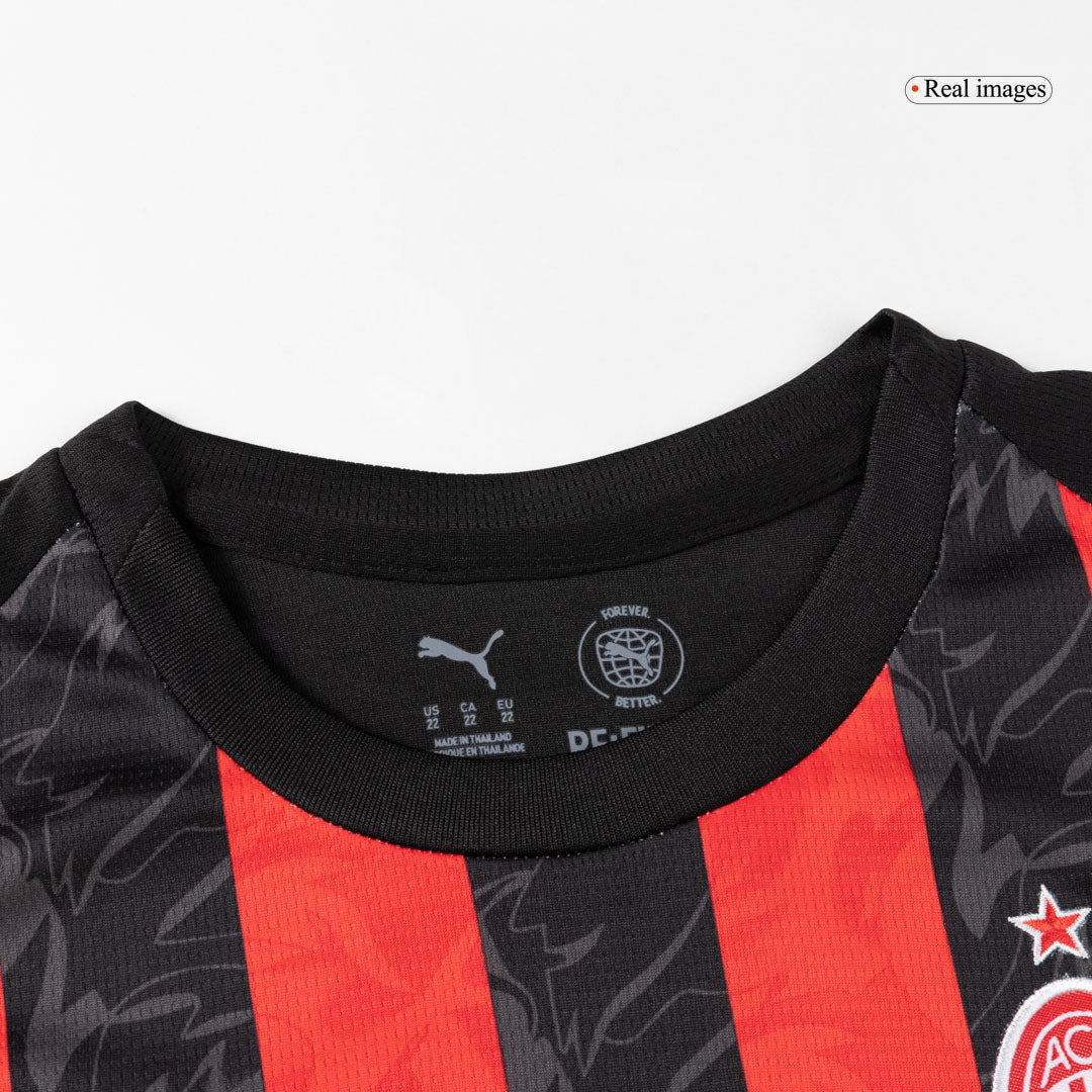 AC Milan Hjemme Barn Draktsett 2025/26 – Trøye + Shorts + Strømper