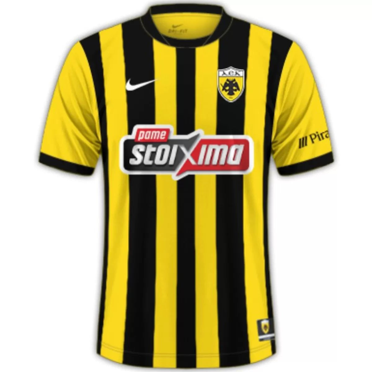 AEK Athens Hjemme Herrer Fan-drakt 2025/26