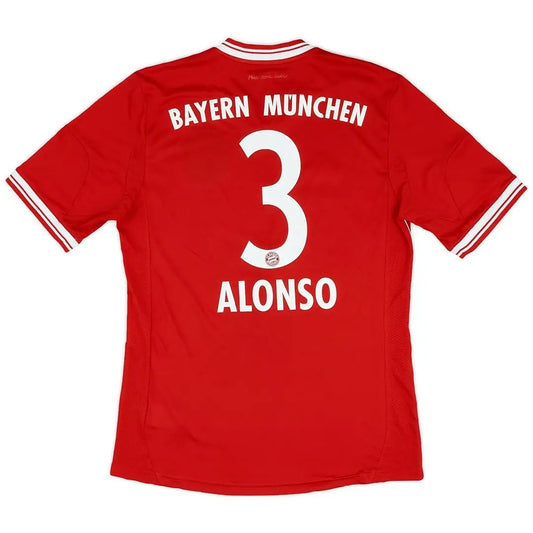 ALONSO #3 Bayern Munich 2013/14 Hjemme Retro drakt