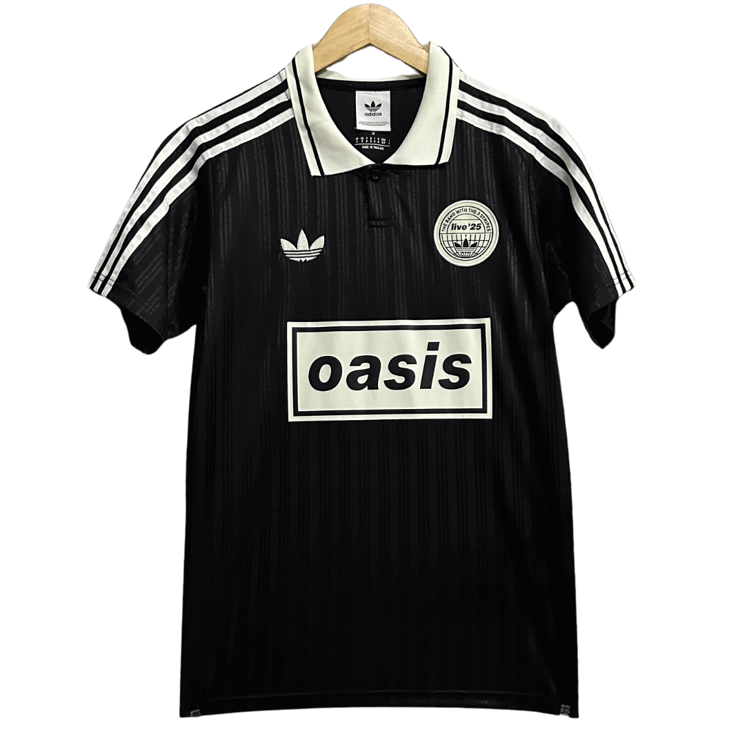 Fotballdrakt Ad x Oasis Tour Svart Jacquard Herrer Fan-drakt