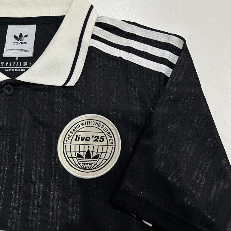 Fotballdrakt Ad x Oasis Tour Svart Jacquard Herrer Fan-drakt