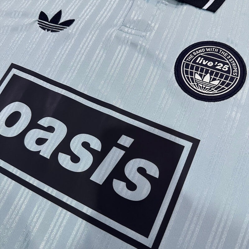Fotballdrakt Ad x Oasis Tour Blå Jacquard Herrer Fan-drakt