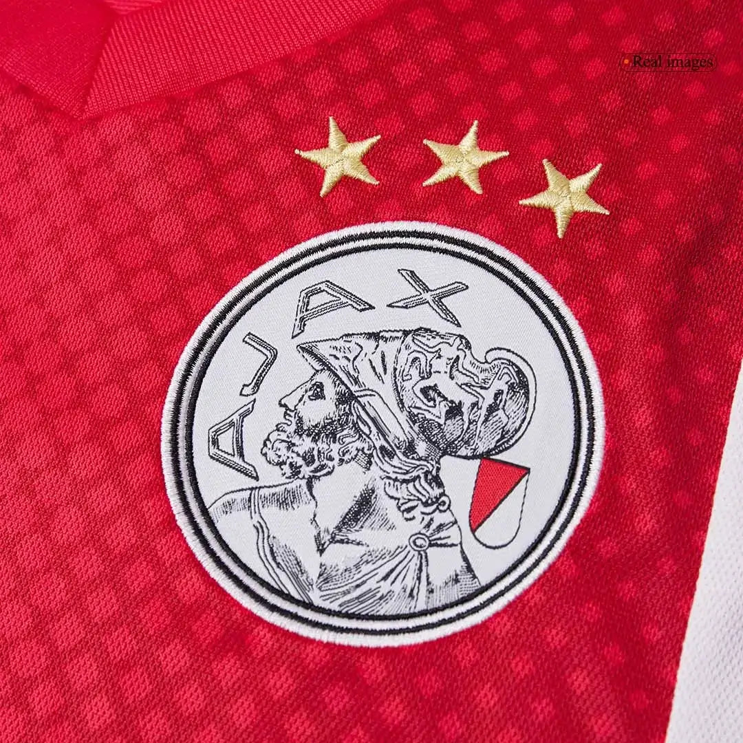 Ajax Hjemme Rød og hvit Herrer Fan-drakt 2025/26