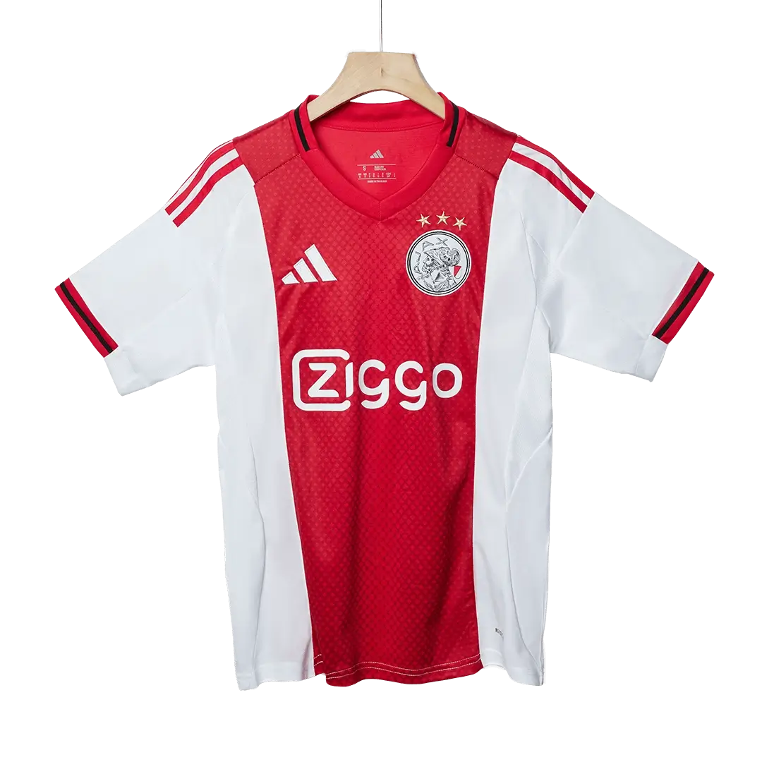 Ajax Hjemme Rød og hvit Herrer Fan-drakt 2025/26