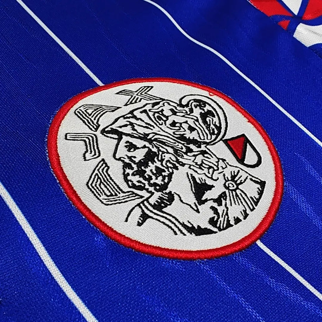 Ajax 1989/90 Borte Retro drakt Langermet