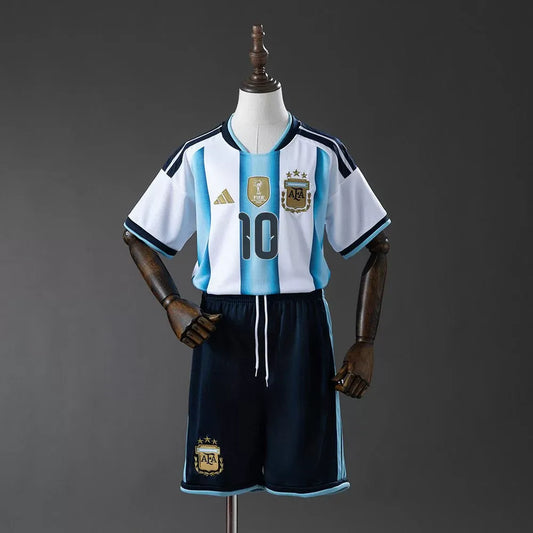 Argentina Hjemme Barn Draktsett MESSI #10 – VM 2026