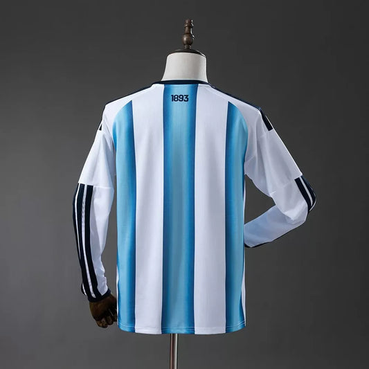 Argentina Hjemme Herrer Matchdrakt Langermet – VM 2026