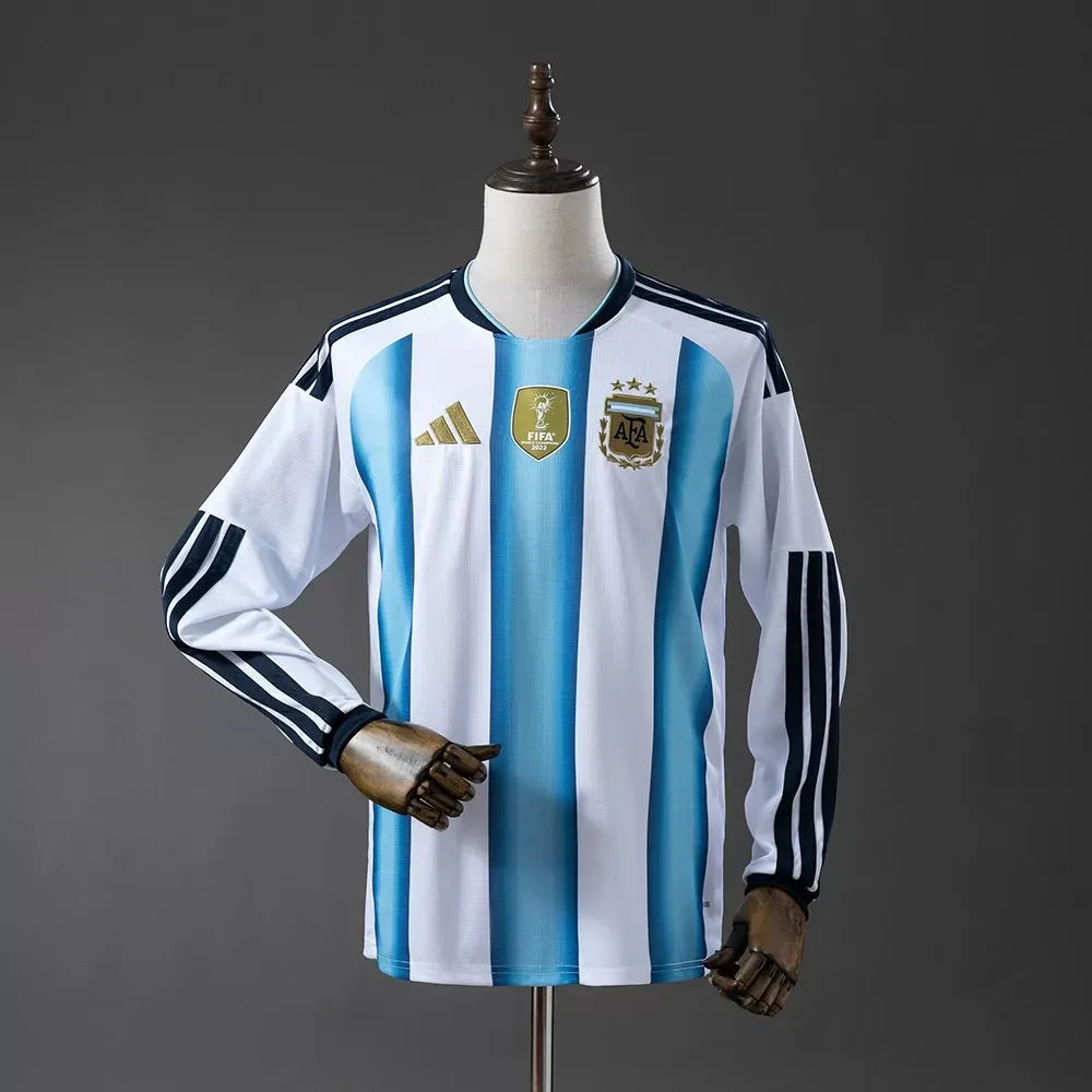 Argentina Hjemme Herrer Matchdrakt Langermet – VM 2026
