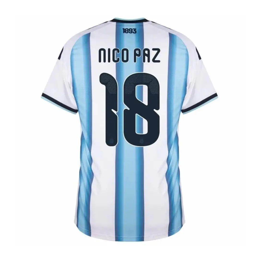 Argentina Hjemme Herrer Fan-drakt Nico Paz #18 – VM 2026