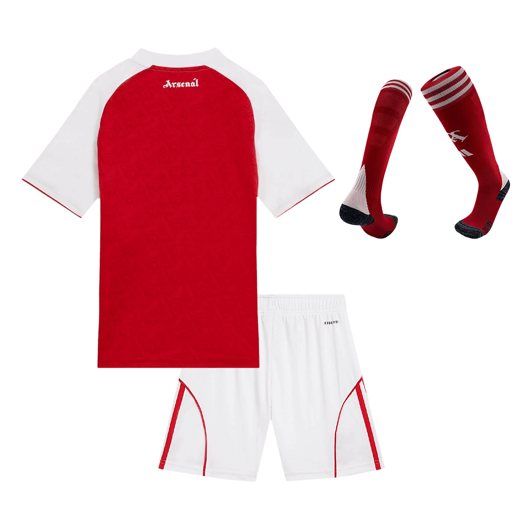 Arsenal Hjemme Barn Draktsett 2025/26 – Trøye + Shorts + Strømper