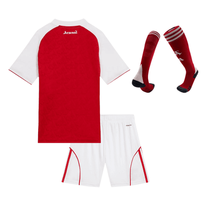 Arsenal Hjemme Barn Draktsett 2025/26 – Trøye + Shorts + Strømper