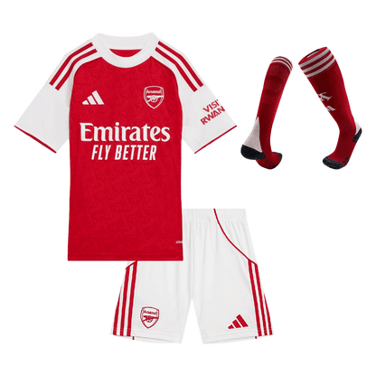 Arsenal Hjemme Barn Draktsett 2025/26 – Trøye + Shorts + Strømper