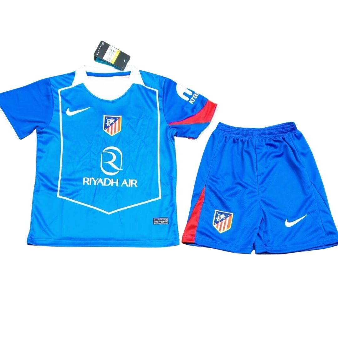 Atletico Madrid Tredje Barn Drakt + Shorts 2025/26