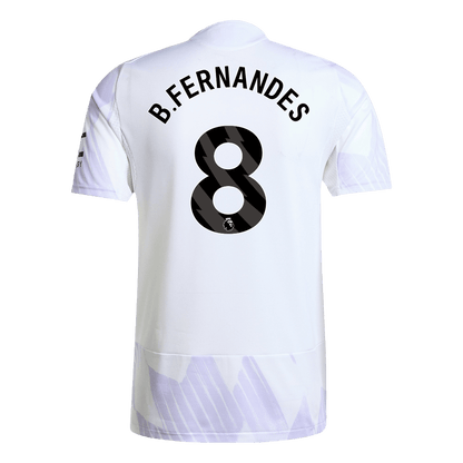 B.FERNANDES #8 Manchester United Borte Herrer Matchdrakt 2025/26