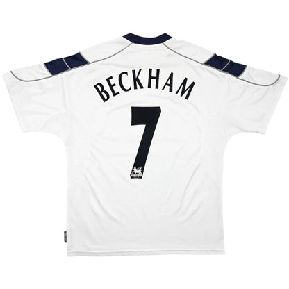 BECKHAM #7 Manchester United 2000/01 Borte Retro drakt