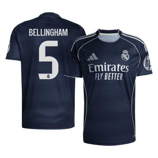 BELLINGHAM #5 Real Madrid Borte Herrer Fan-drakt 2025/26