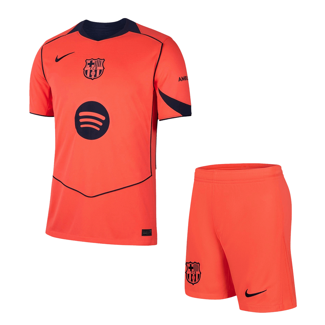 Barcelona Tredje Herrer Drakt + Shorts 2025/26