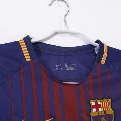Barcelona 2017/18 Hjemme Retro drakt