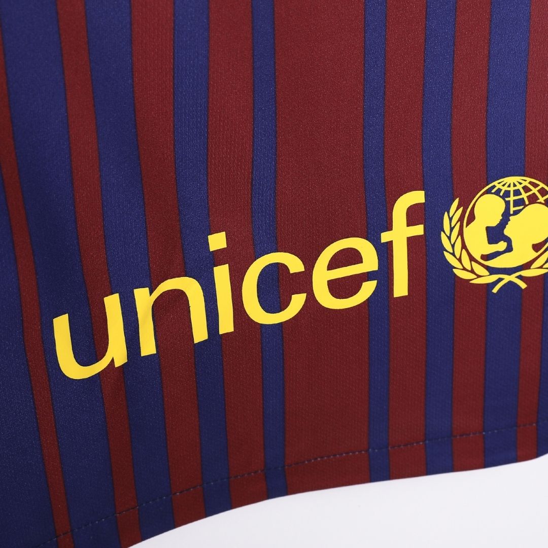 Barcelona 2017/18 Hjemme Retro drakt