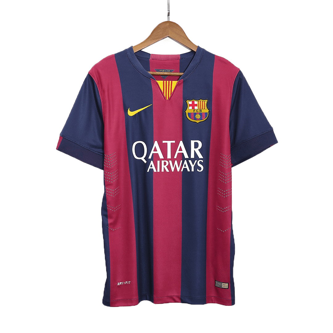 Barcelona SUÁREZ #9 Barcelona 2014/15 Hjemme Retro drakt
