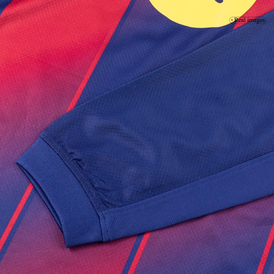 Barcelona Hjemme Herrer Fan-drakt 2025/26 Langermet