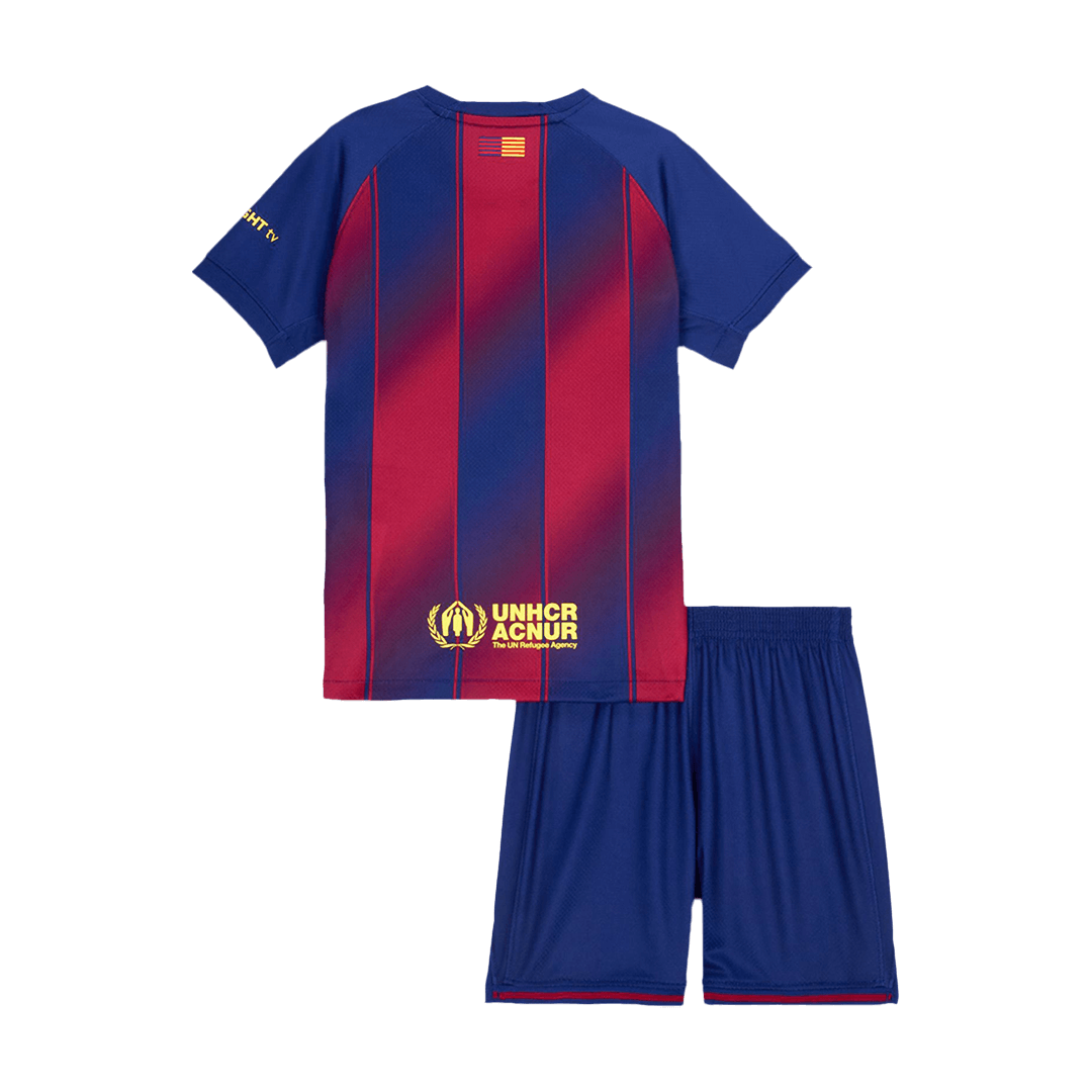 Barcelona Hjemme Barn Drakt + Shorts 2025/26