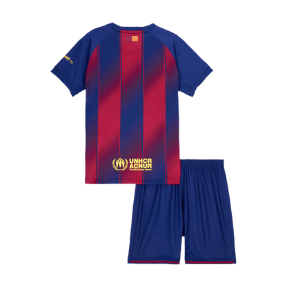 Barcelona Hjemme Barn Drakt + Shorts 2025/26