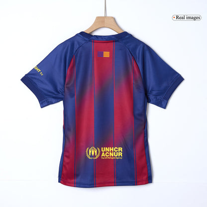 Barcelona Hjemme Barn Drakt + Shorts 2025/26