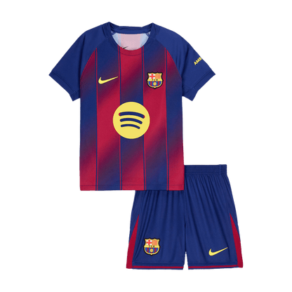 Barcelona Hjemme Barn Drakt + Shorts 2025/26