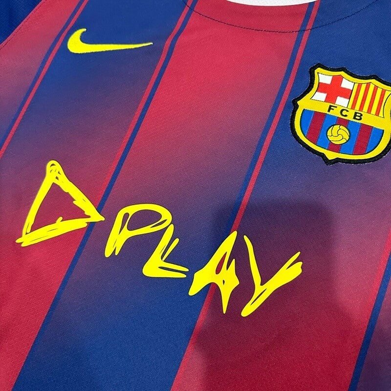 Barcelona Hjemme X Ed Sheeran Herrer Fan-drakt 2025/26