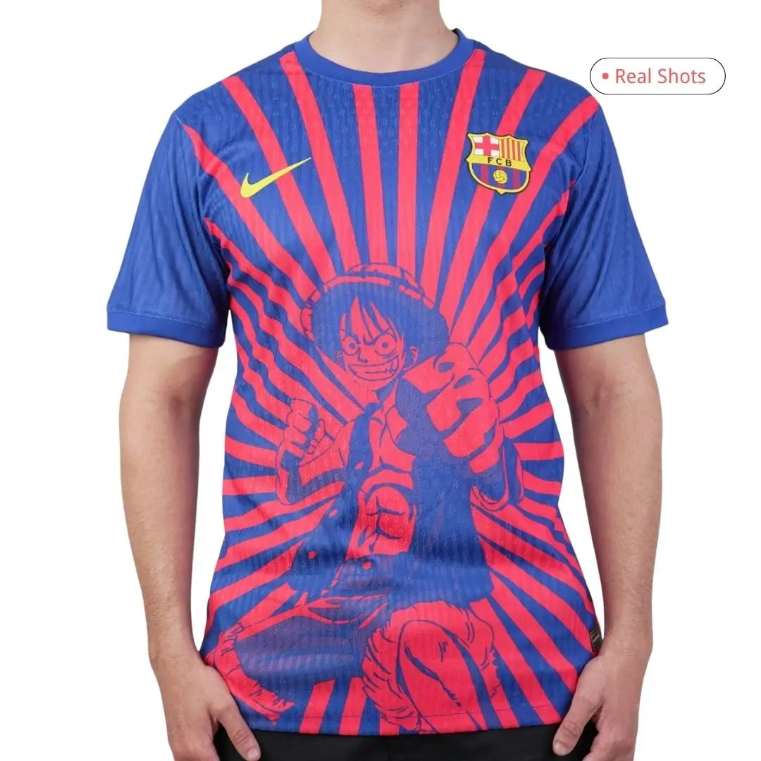 Barcelona One Piece Luffy Edition Herrer Matchdrakt 2025/26