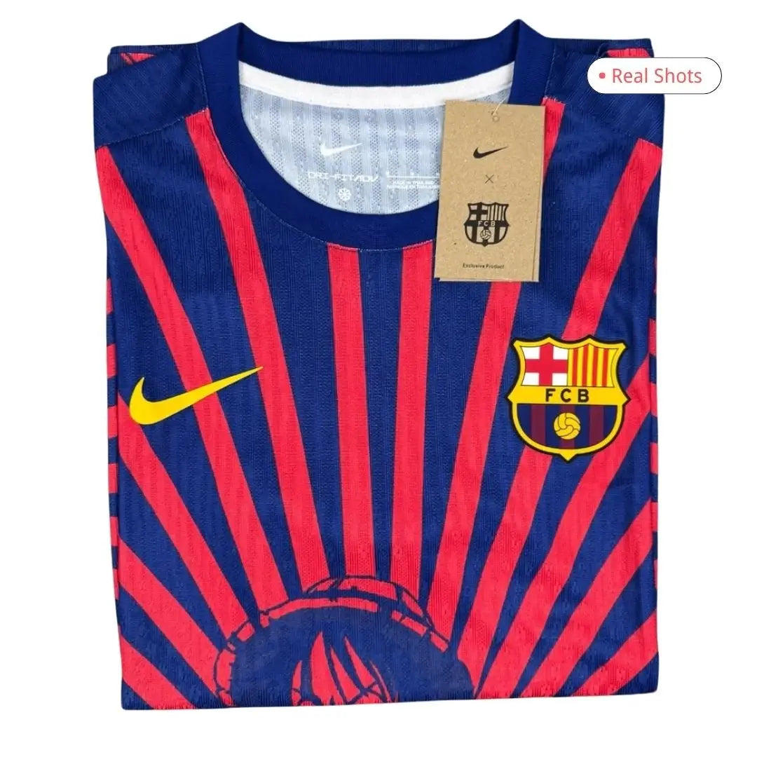 Barcelona One Piece Luffy Edition Herrer Matchdrakt 2025/26