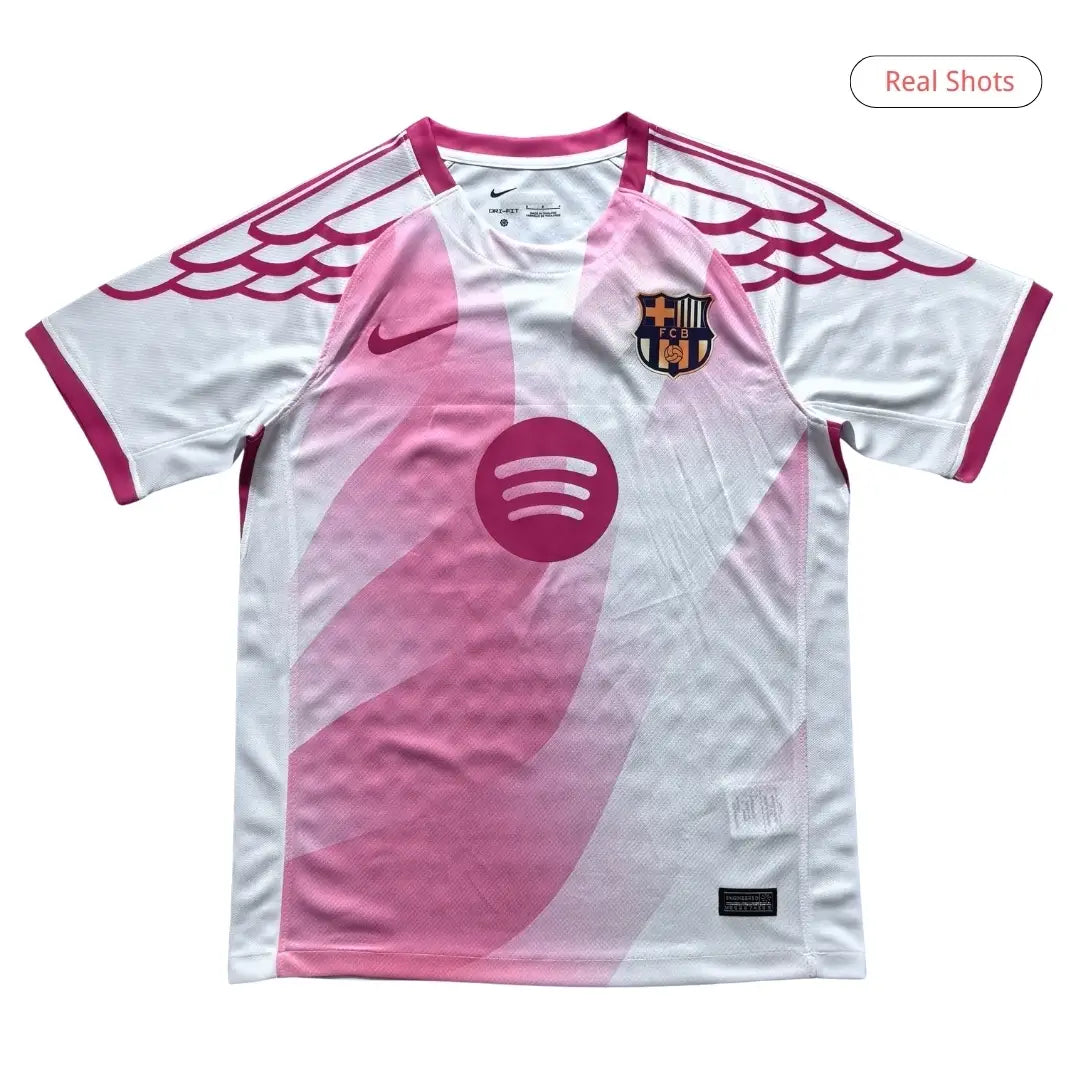 Barcelona Special Edition Rosa og Hvit Herrer Fan-drakt 2025/26