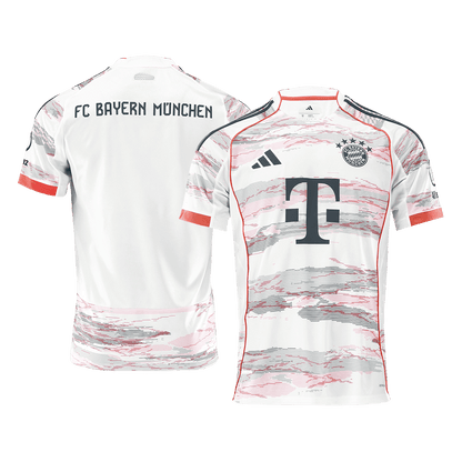 Bayern Munich Borte Hvit Herrer Fan-drakt 2025/26