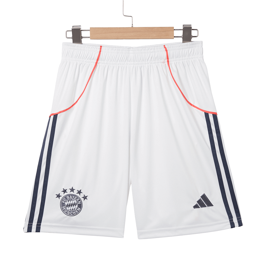 Bayern Munich Borte Hvit Herrer Drakt + Shorts 2025/26