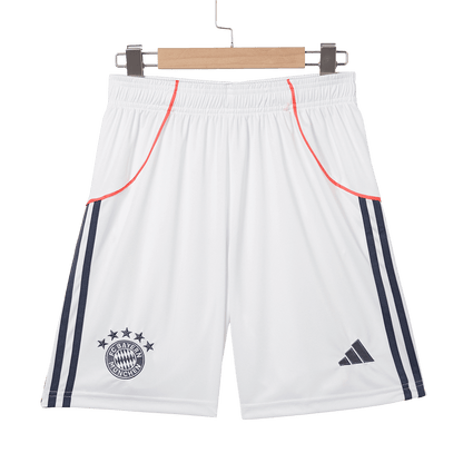 Bayern Munich Borte Hvit Herrer Drakt + Shorts 2025/26