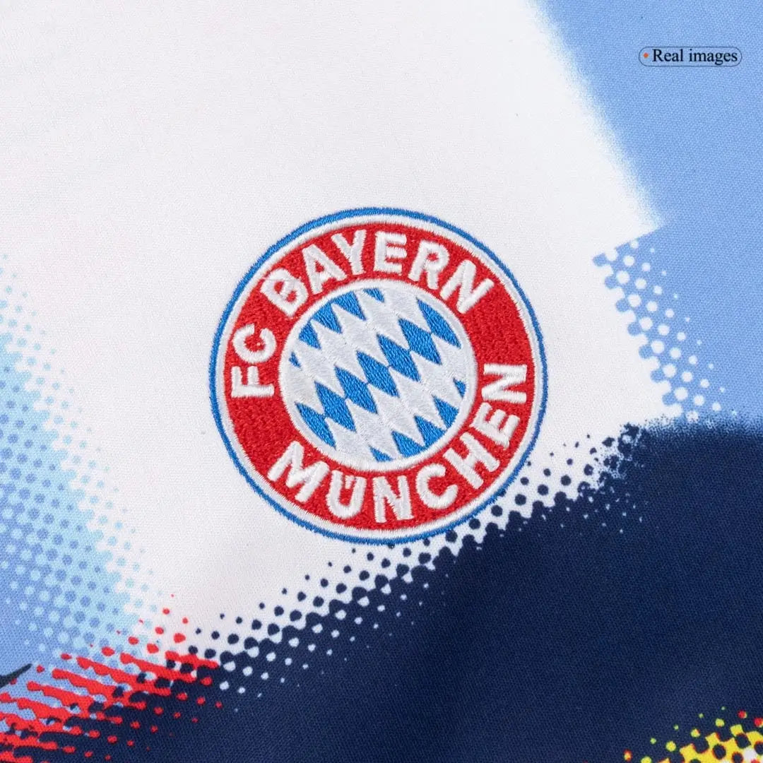 Bayern Munich Rød og hvit Herrer Oppvarmingsdrakt 2025/26